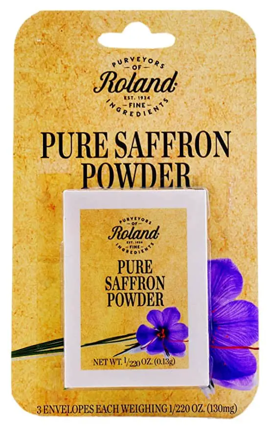 Safrone ke sebaka se seng se setle sa annatto powder