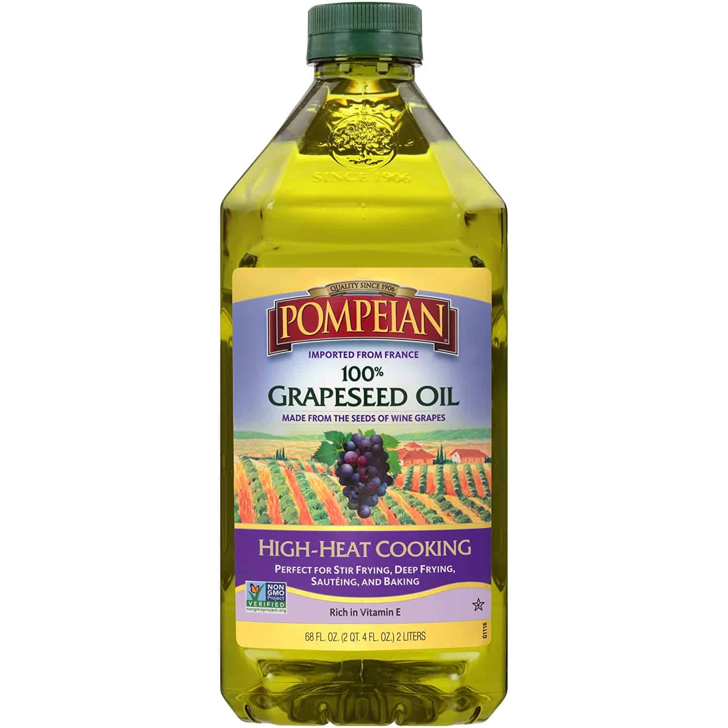 Gunakan Pompeian 100% Grapeseed Oil sebagai pengganti minyak bijan