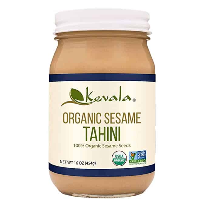 Defnyddiwch tahini yn lle olew sesame