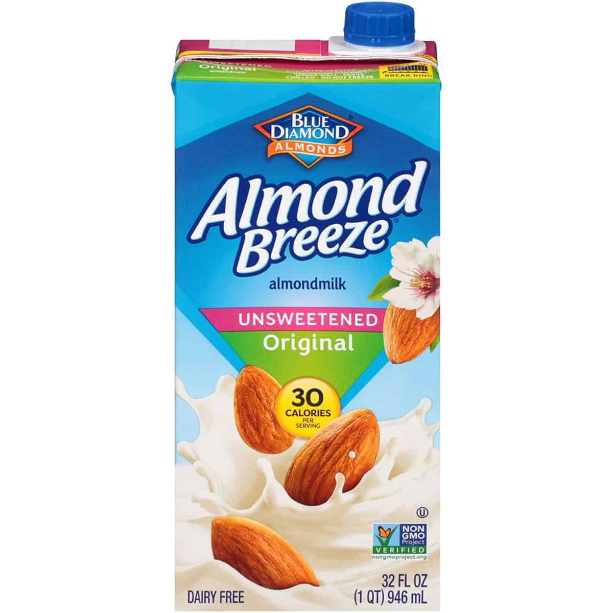 Mmiri ara ehi almond dị ka ezigbo ihe ngbanwe maka mmiri ara ehi aki oyibo