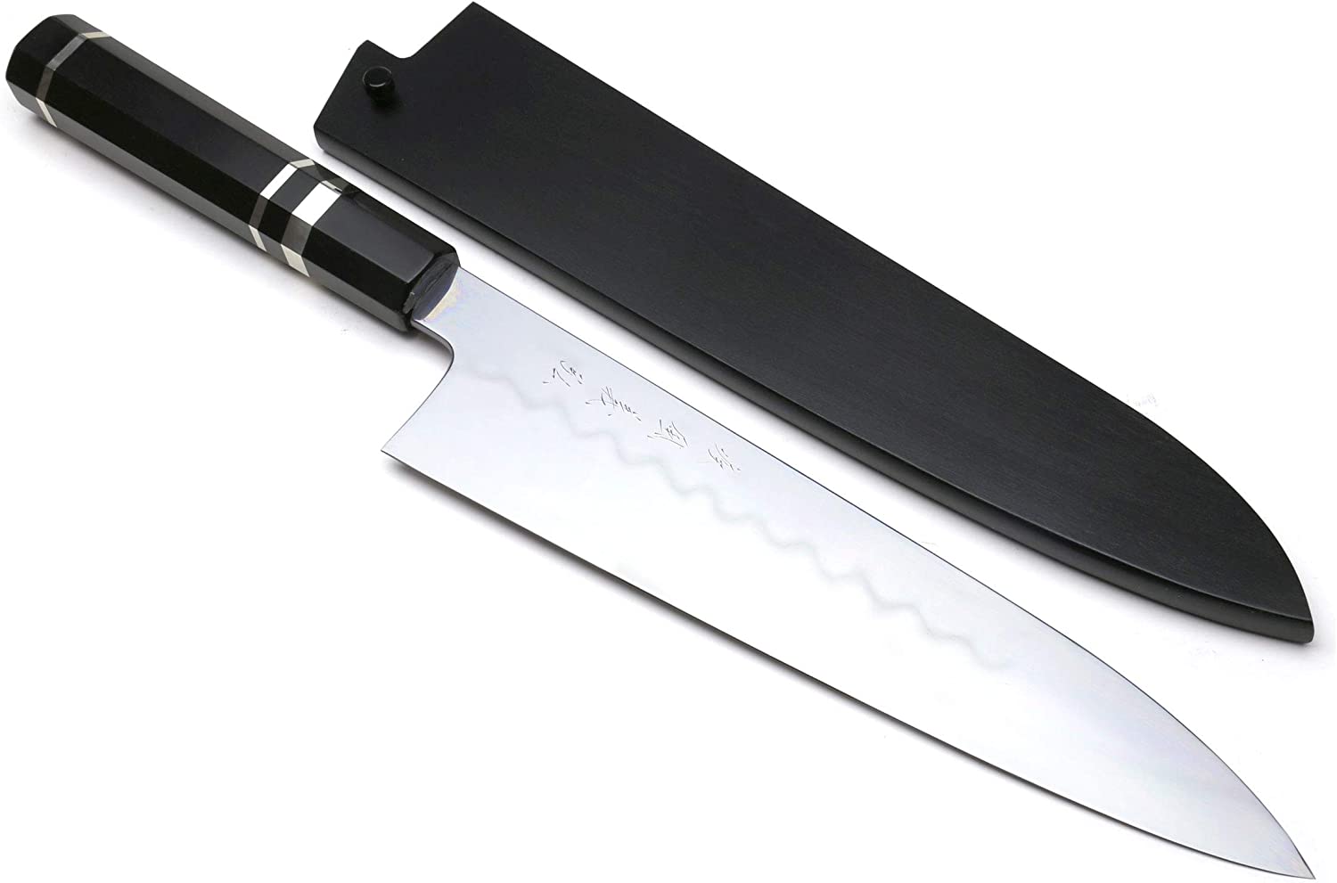 Bästa Honyaki Gyuto-kniven- Yoshihiro Mizu Yaki Honyaki Shiroko
