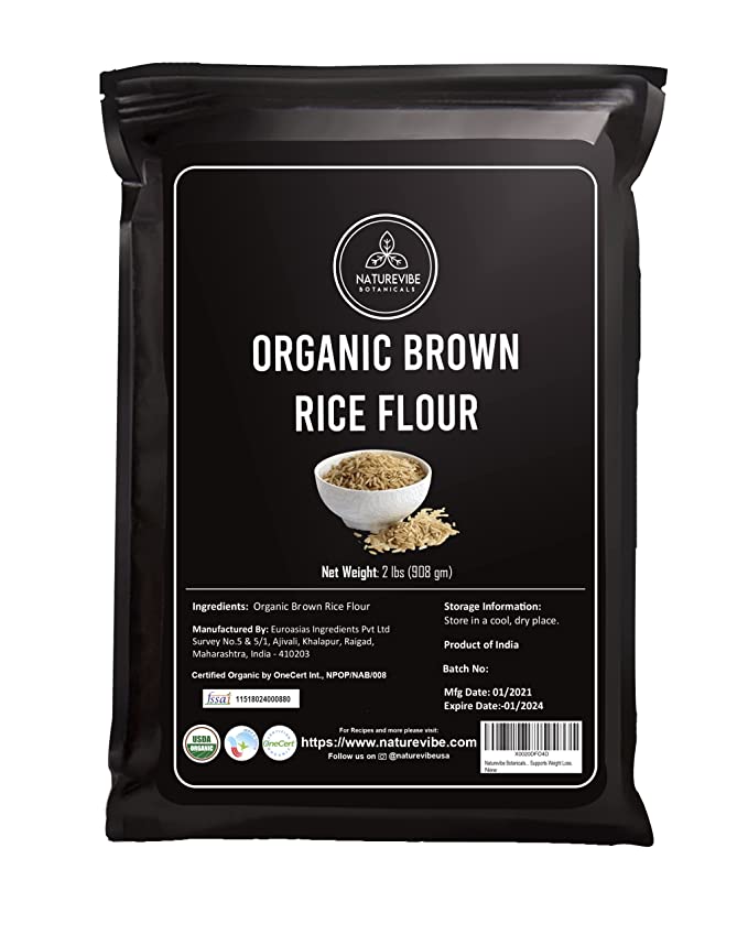 Brown rice flour bilang magandang gluten-free na kapalit para sa all-purpose flour