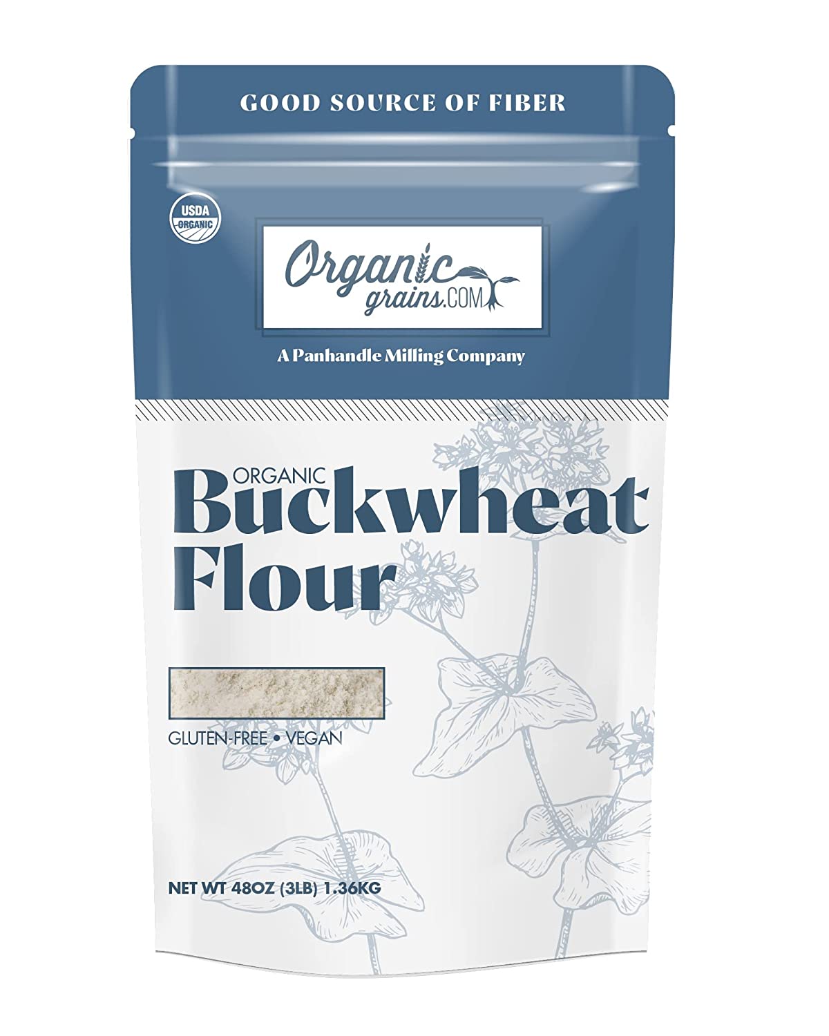 Buckwheat flour gluten-free and healthy option for substituting all-purpose flour