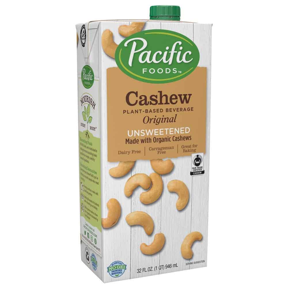 Cashew milk as a good substitute for coconut milk