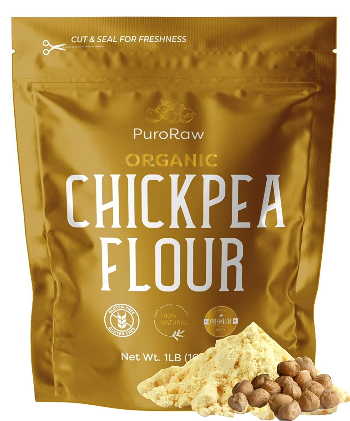 Chickpea flour as a good substitute for all-purpose