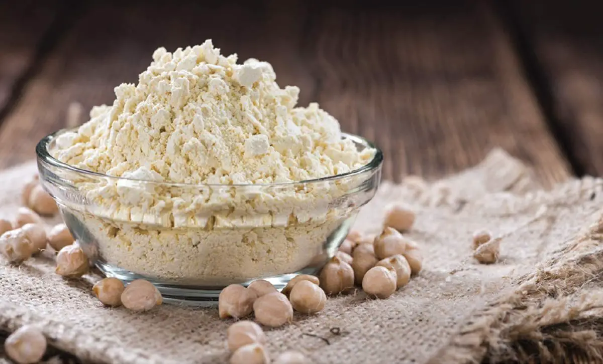 Chickpea flour or garbanzo flour as a substitute for almond flour