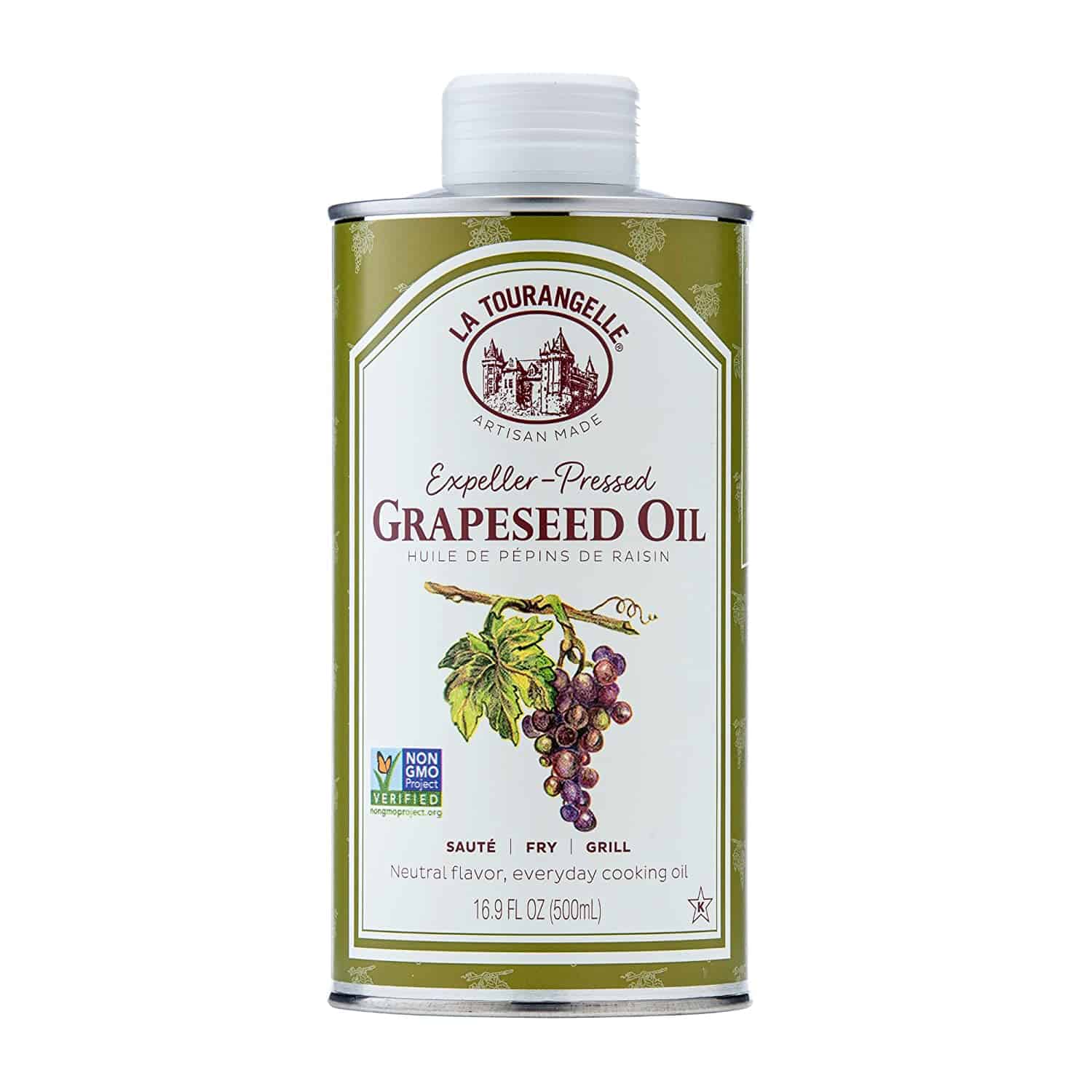 Good substitute for coconut oil is grapeseed oil