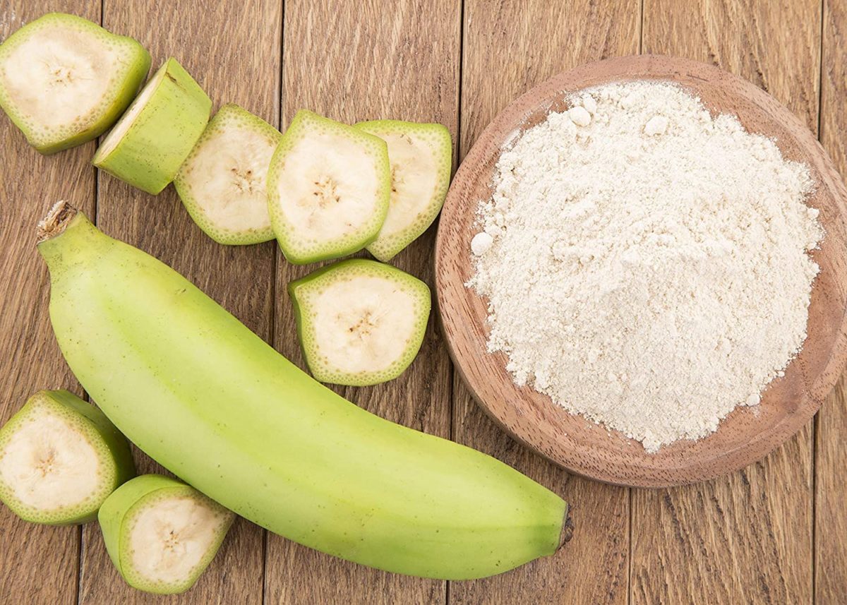 Green plantain flour as a substitute for almond flour