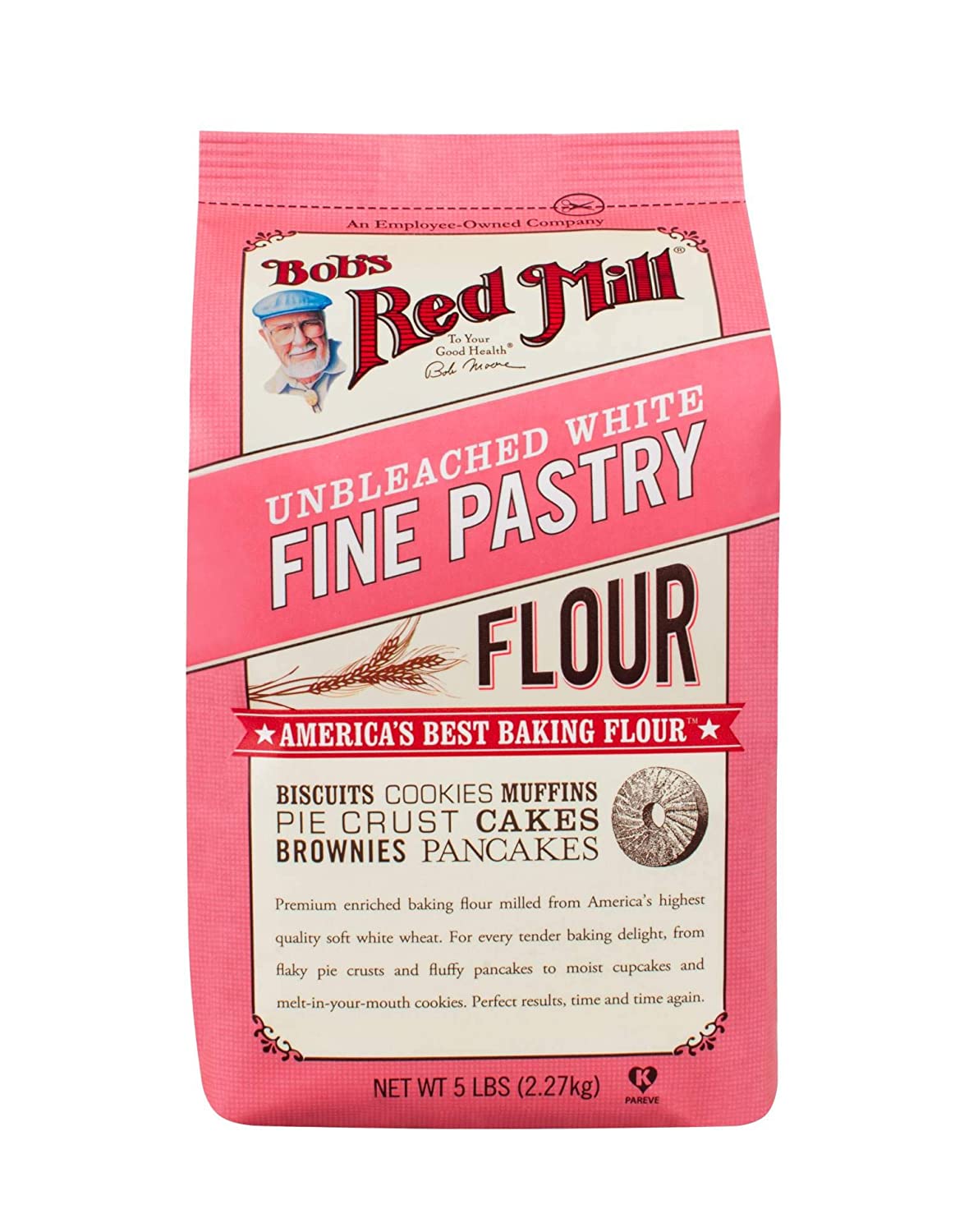 A farinha de pastelaria é um dos melhores substitutos para a farinha de trigo