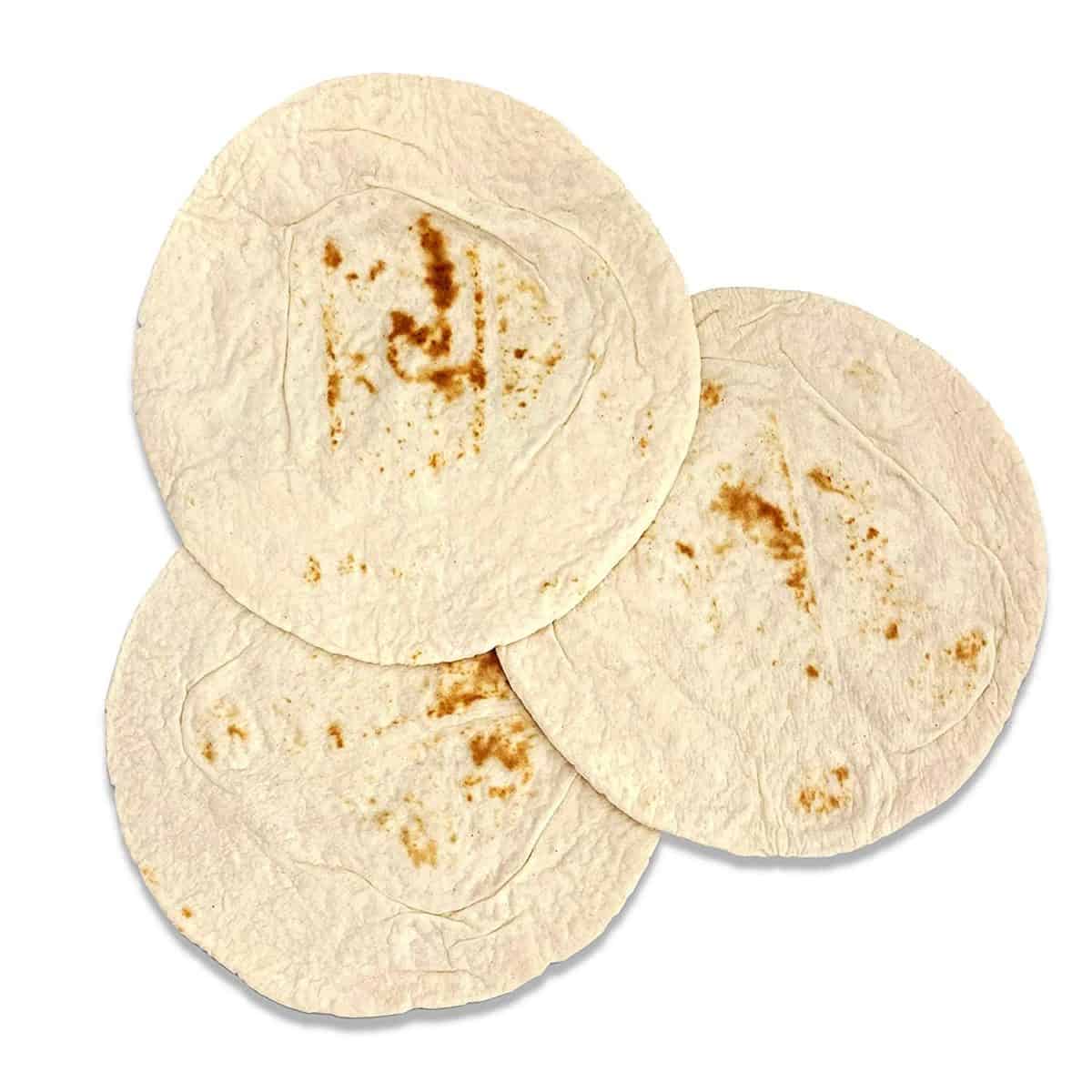 Tortillas as a substitute for egg roll wrapper
