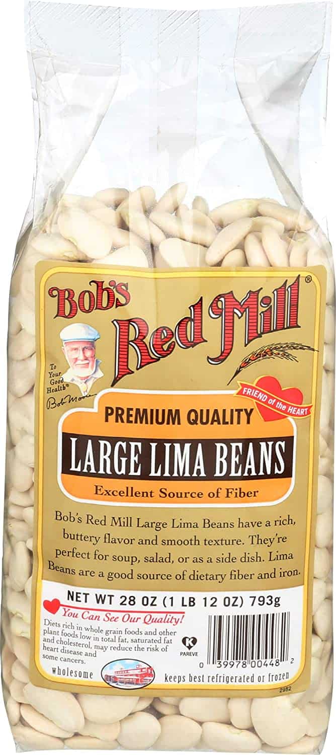 Use large lima beans as a substitute for black beans