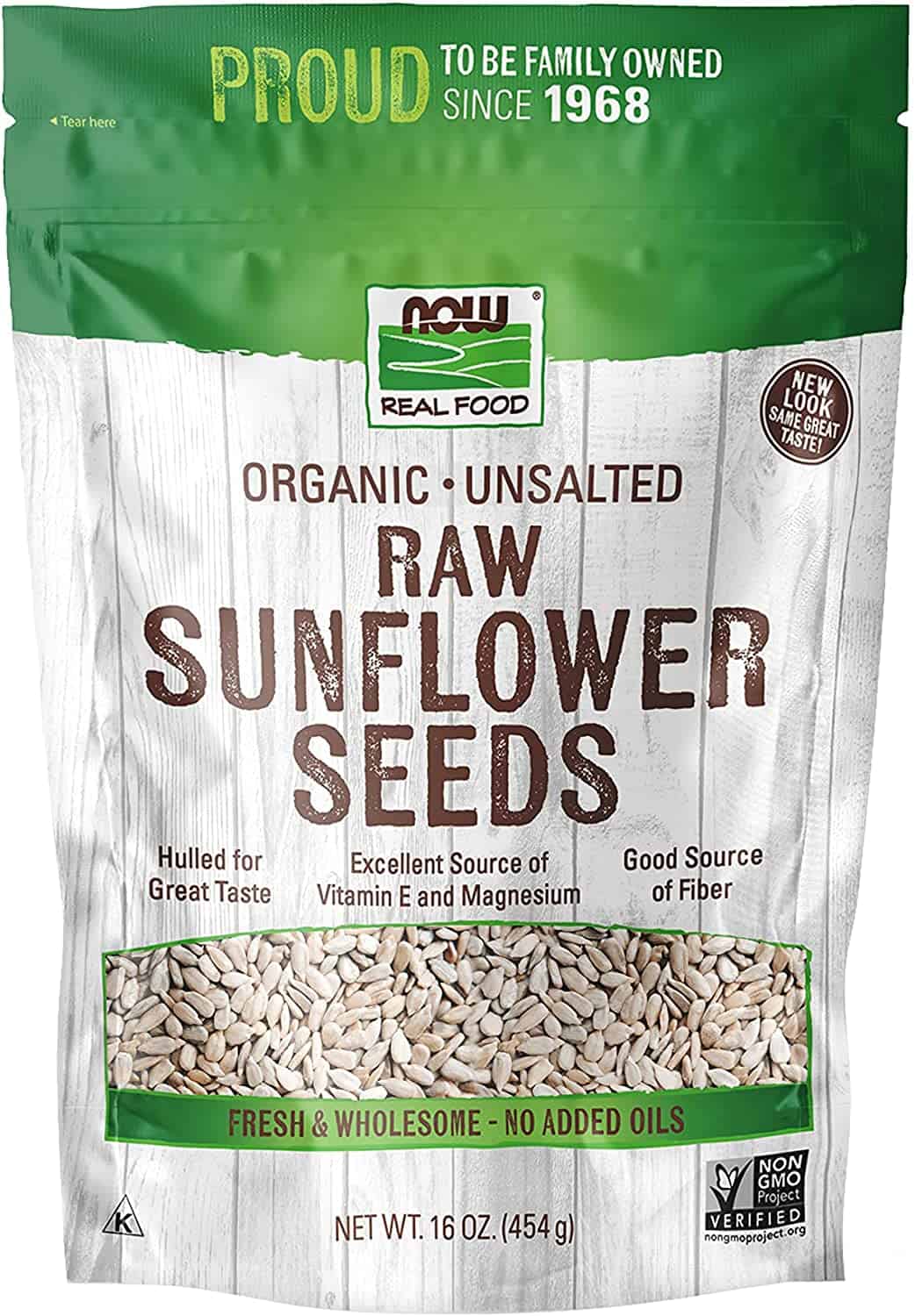 Use sunflower seeds as a substitute for black beans