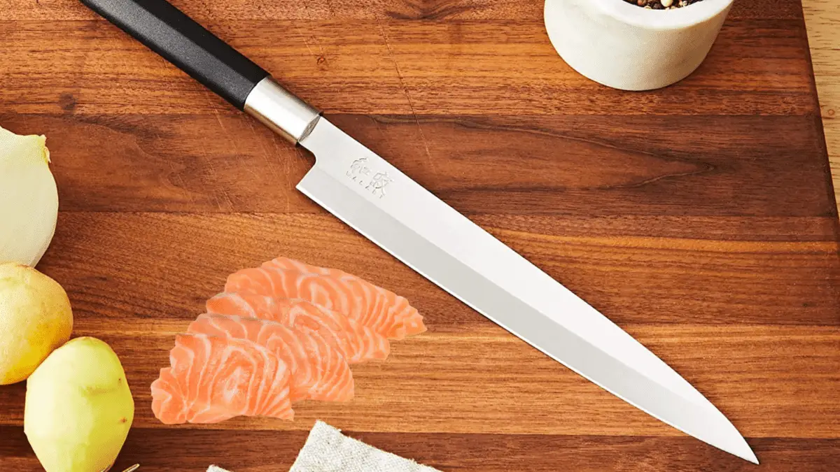 Yanagiba knife (sushi knife) Jinis piso Jepang