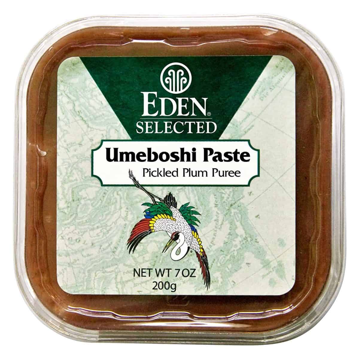 Pasta Eden umeboshi para usar na culinária, molhos e molhos