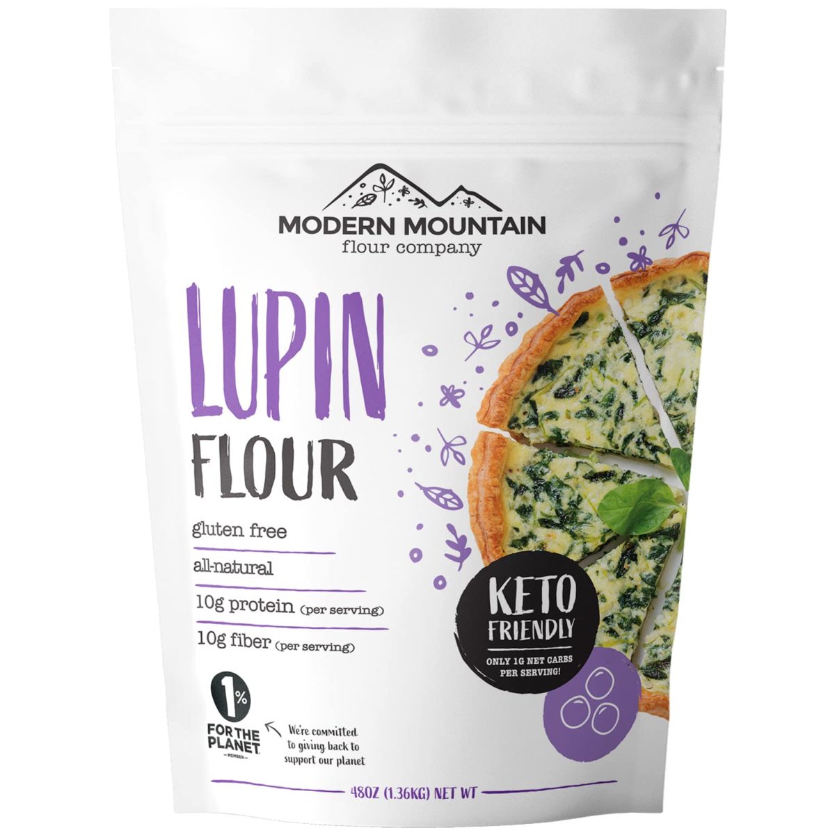 Lupin flour- best keto substitute for almond flour