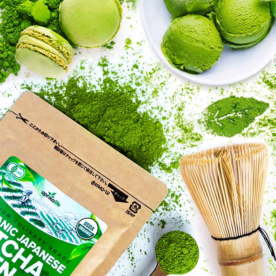 Matcha de grau culinário Aprika Life Premium