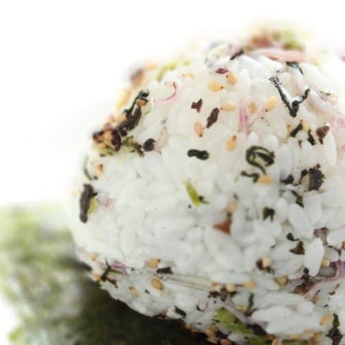 Receta furikake para sushi