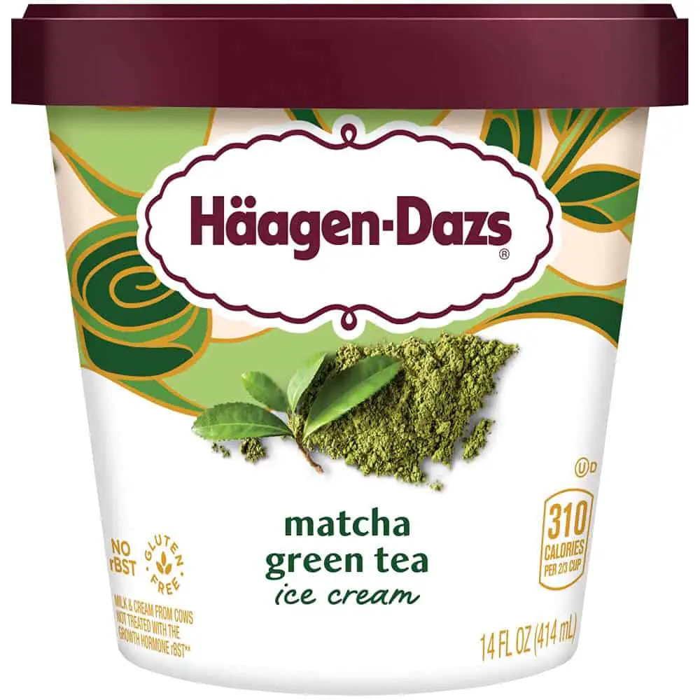 Haagen-Dazs, rohelise tee jäätis, 14 fl untsi (külmutatud)