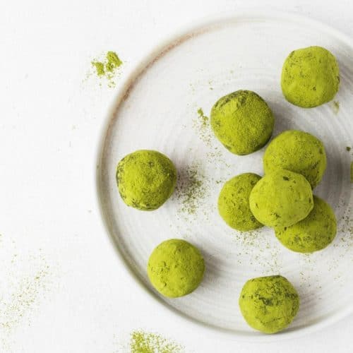 Matcha Adzuki Takoyaki Cake Balls Recipe