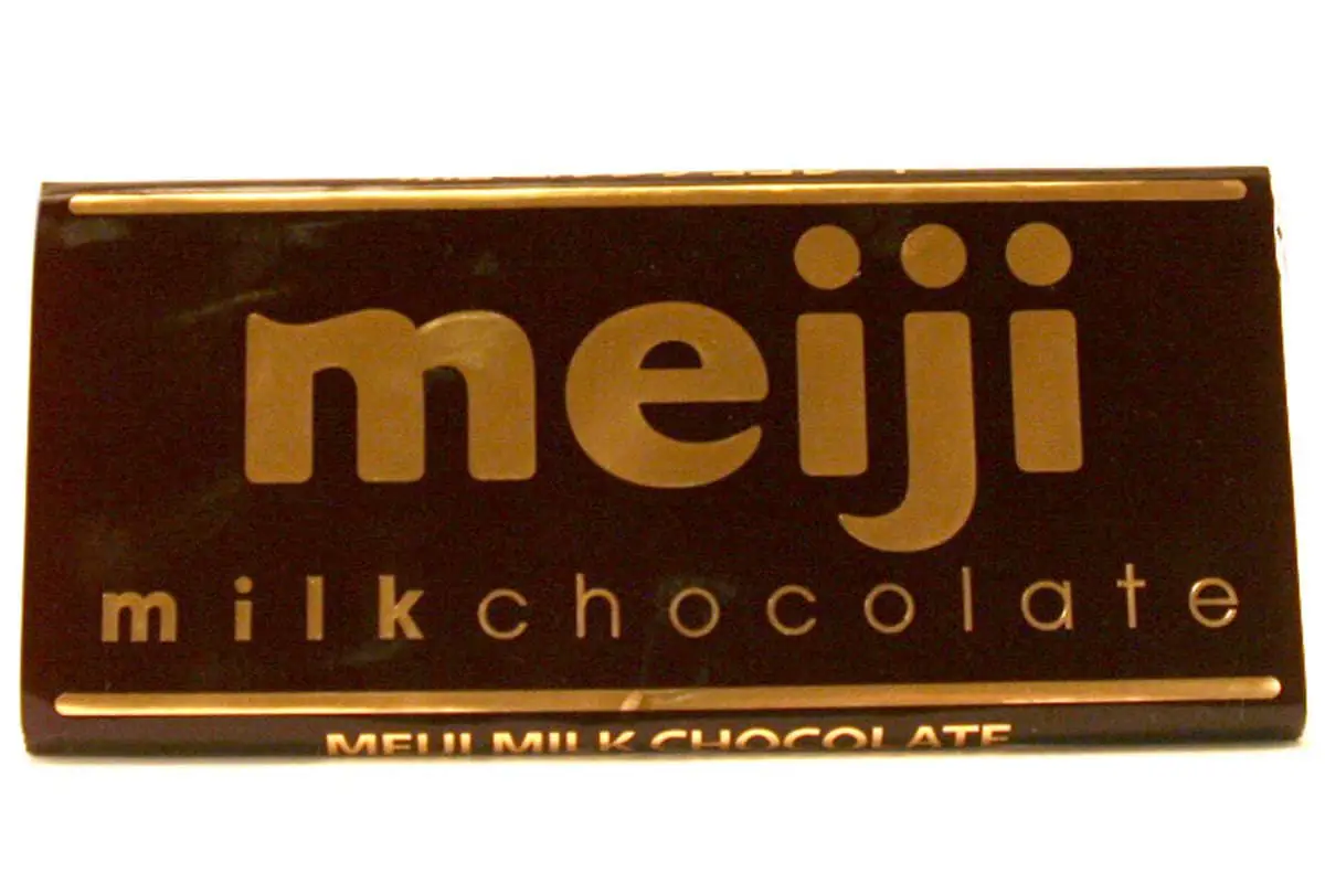 Meiji milk chocolate bar