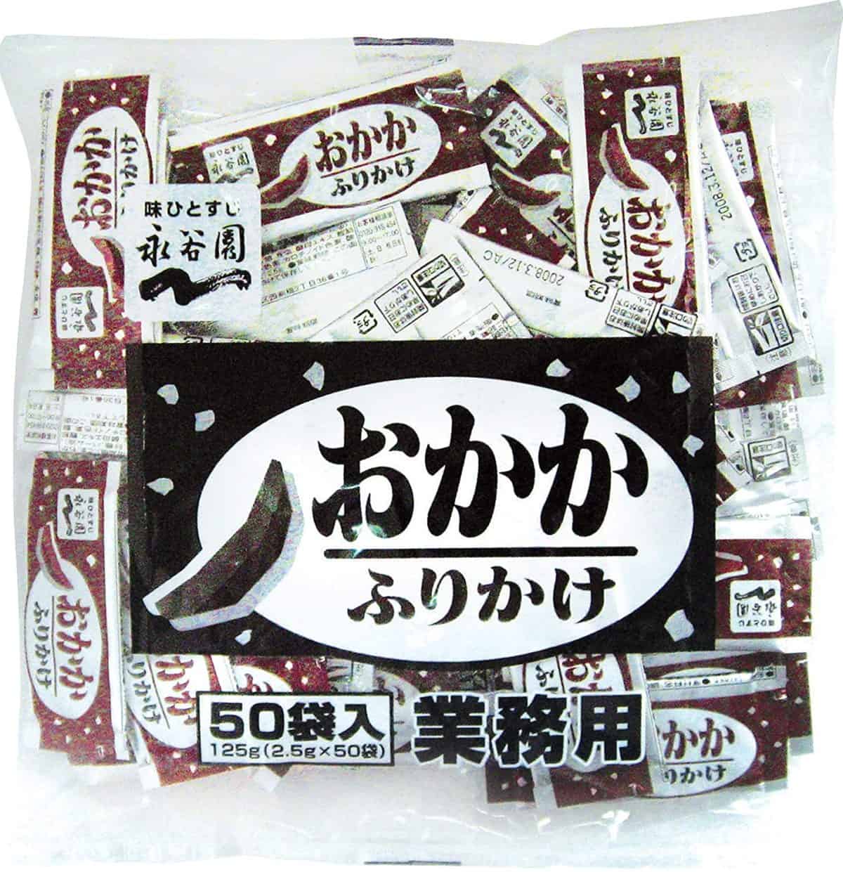 Negatanien furikake กับ okaka รสสำหรับ onigiri
