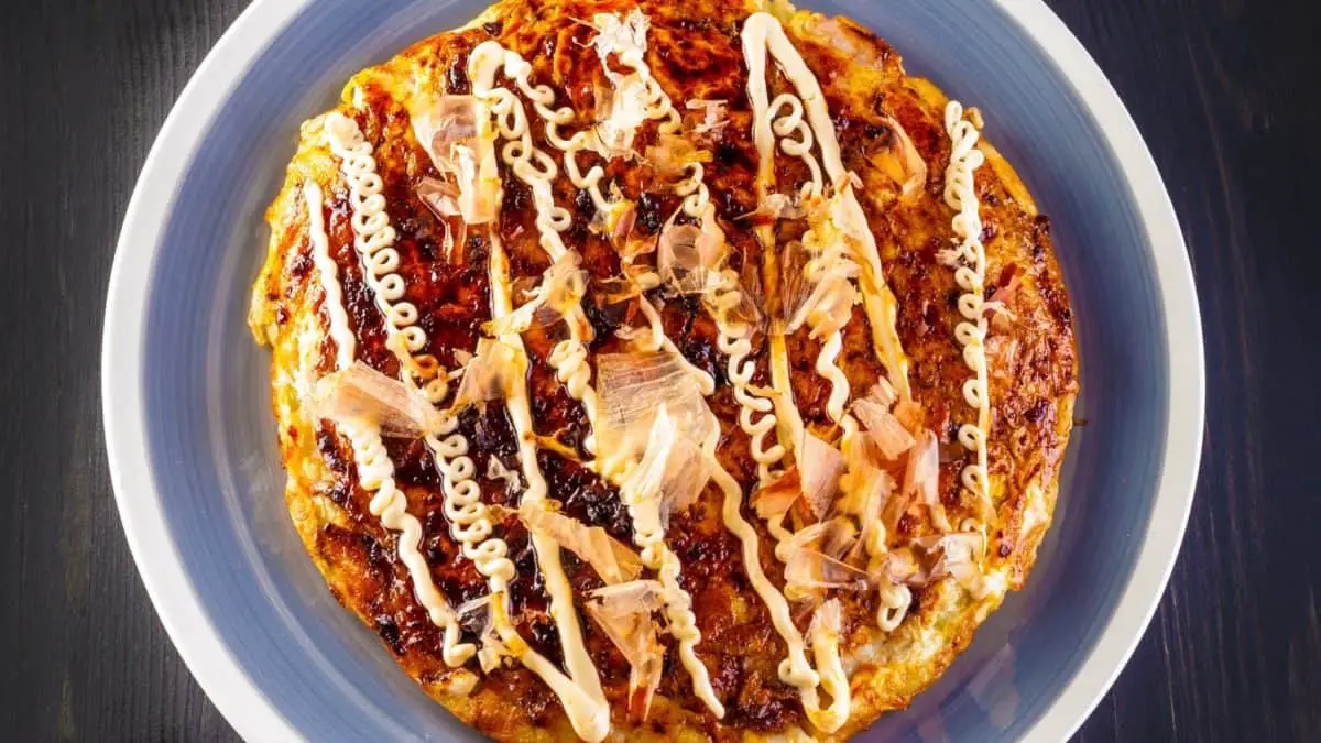 Okonomiyaki pannkaka