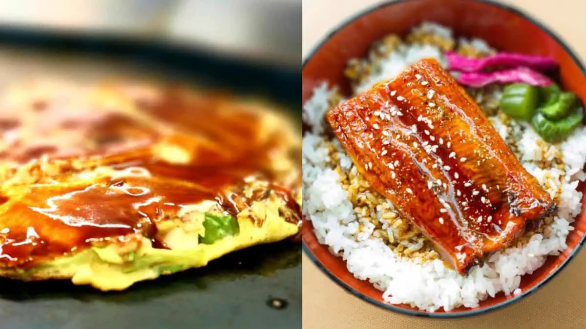 Okonomiyaki sous vs nitsume unagi palingsous