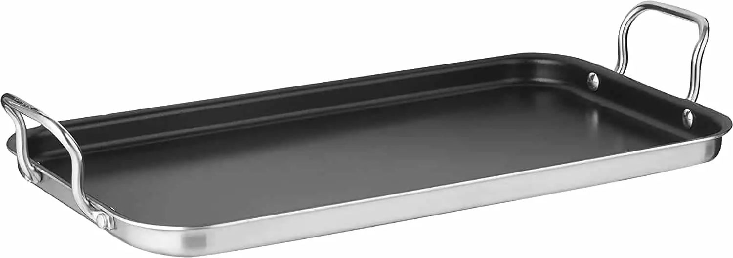 Overall best griddle & teppanyaki grill plate for induction hob- Cuisinart MCP45-25NS Skillet