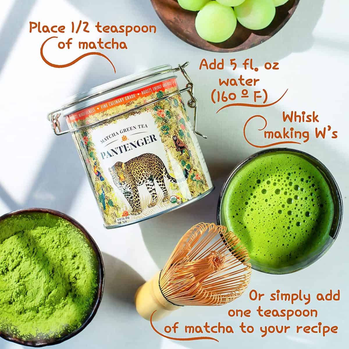 Matcha de grau culinário fino Pantenger