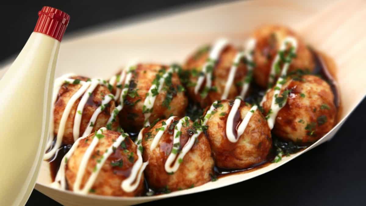 Receita simples de comida de rua takoyaki autêntica