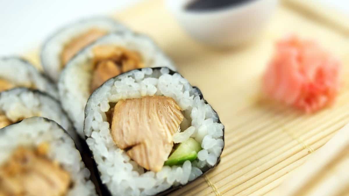 Sos teriyaki sushi