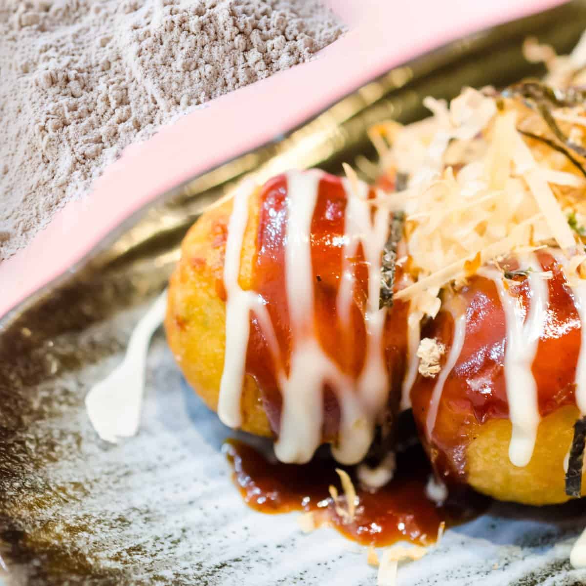 O que é farinha de takoyaki