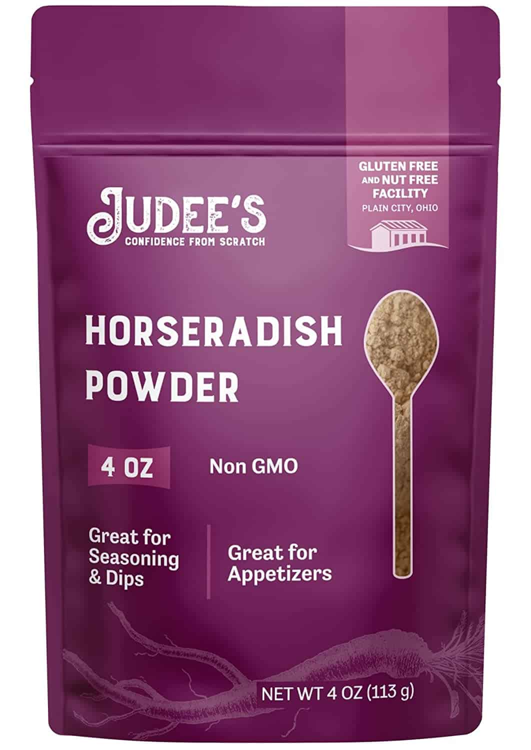 Horseradish powder as a substitute for mustard powder
