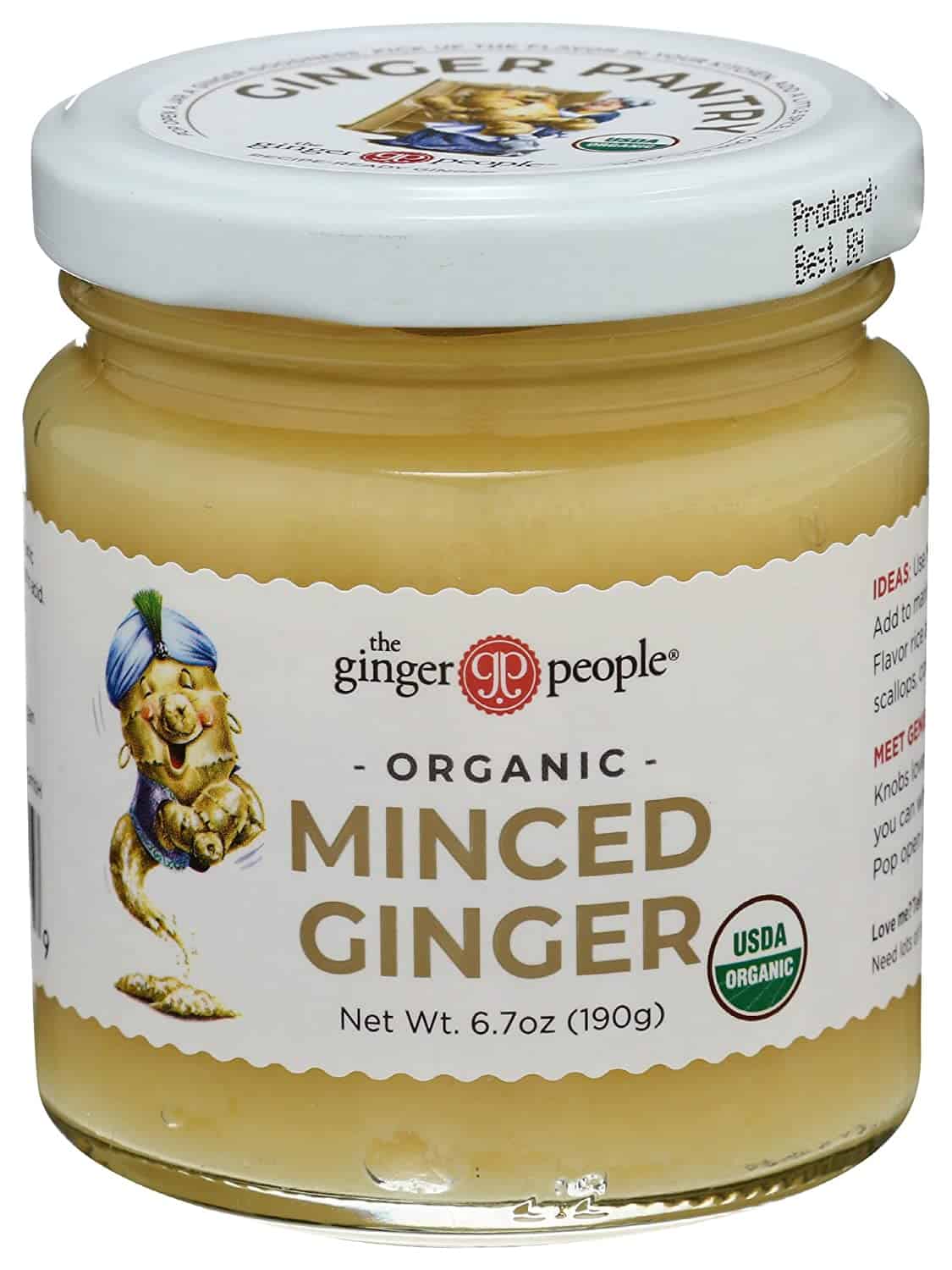 Organic ginger people minced ginger