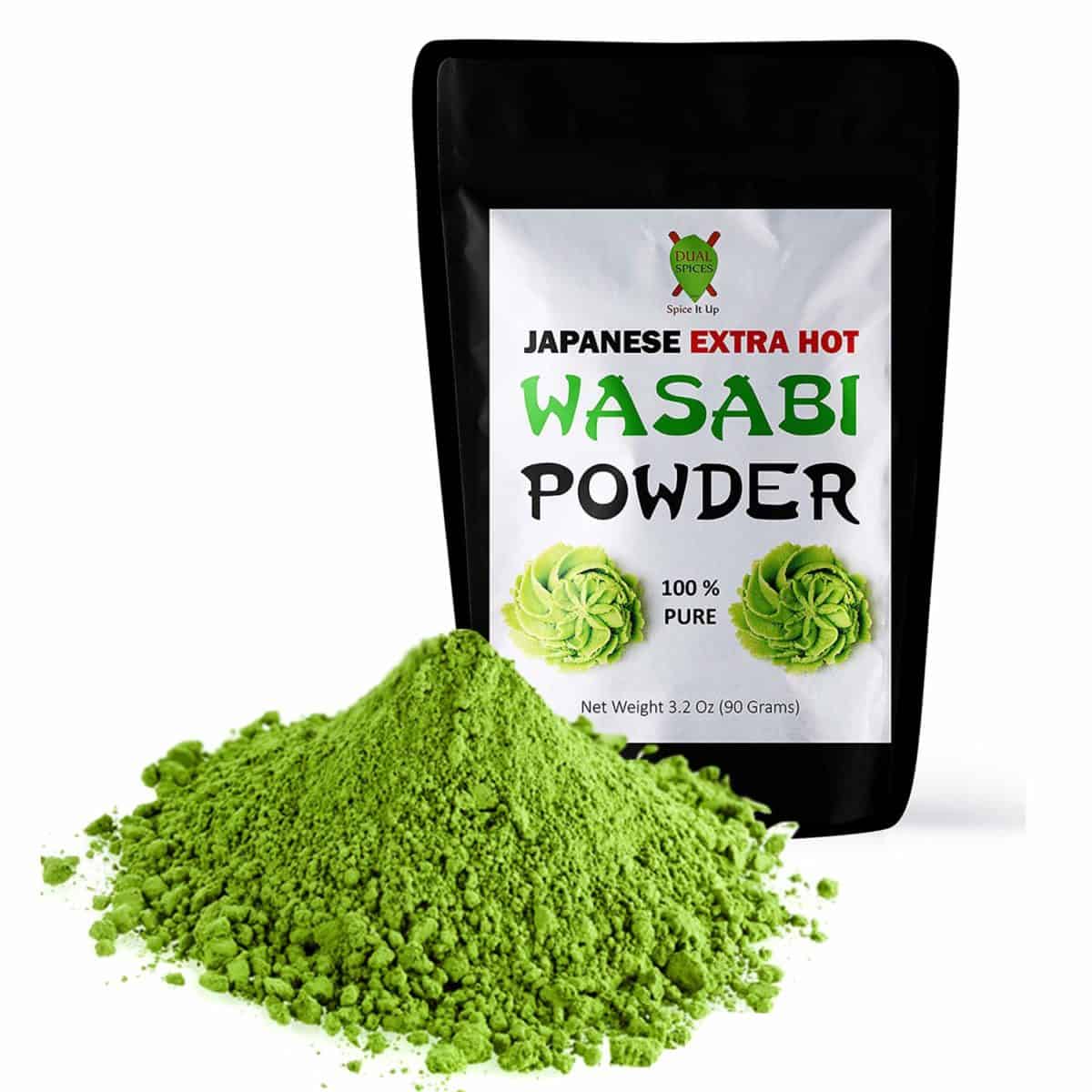 Wasabi en polvo como sustituto de la mostaza en polvo