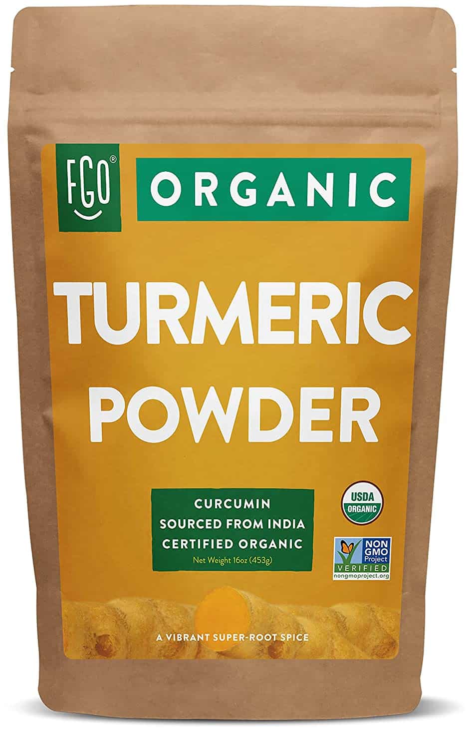 د عضوي turmeric پوډر د مسوټارډ پوډر د بدیل په توګه