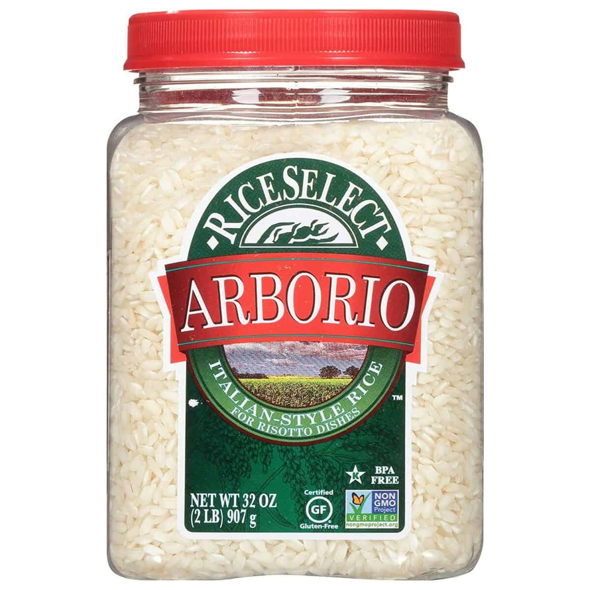 Rýže Arborio je dobrou náhradou za sladkou lepkavou lepkavou rýži
