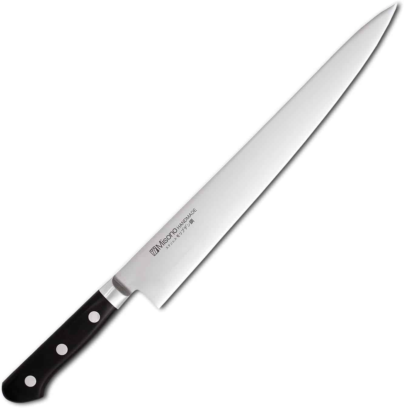El mejor cuchillo Sujihiki para la cocina casera: Misono Molybdenum 10.5"
