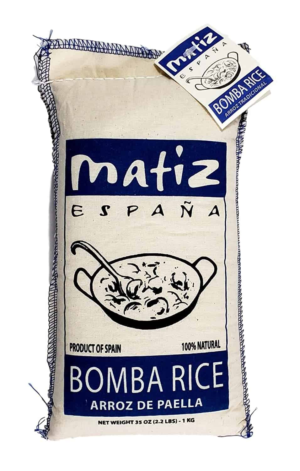 Riz bomba espagnol comme substitut du riz gluant