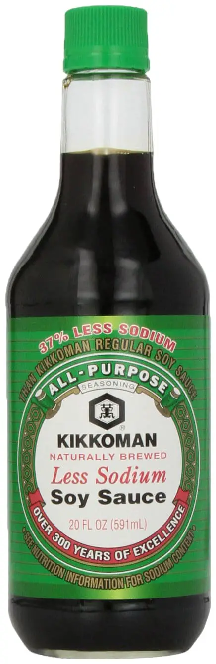 La mejor salsa de soja baja en sodio- Kikkoman Soy Sauce Less Sodium