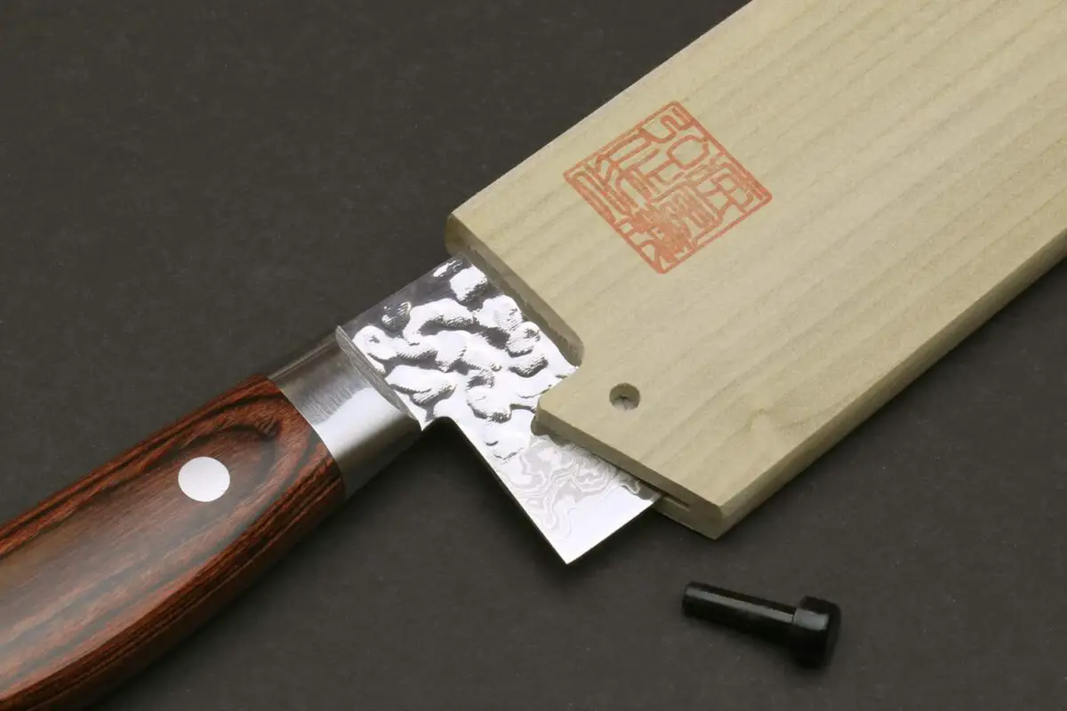 Yoshihiro Natural Magnolia Wood Saya Cover Blade Protector para Gyuto 210mm