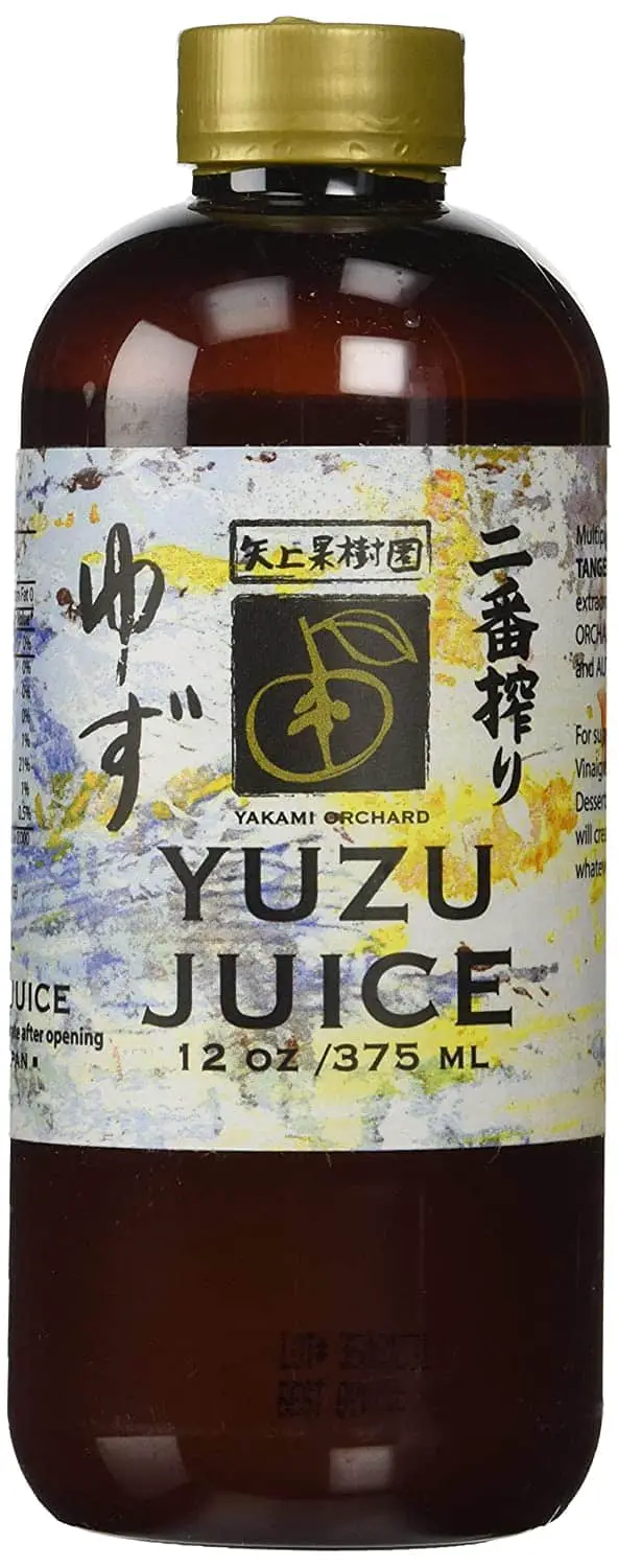 Suco de yuzu como substituto da fruta yuzu fresca