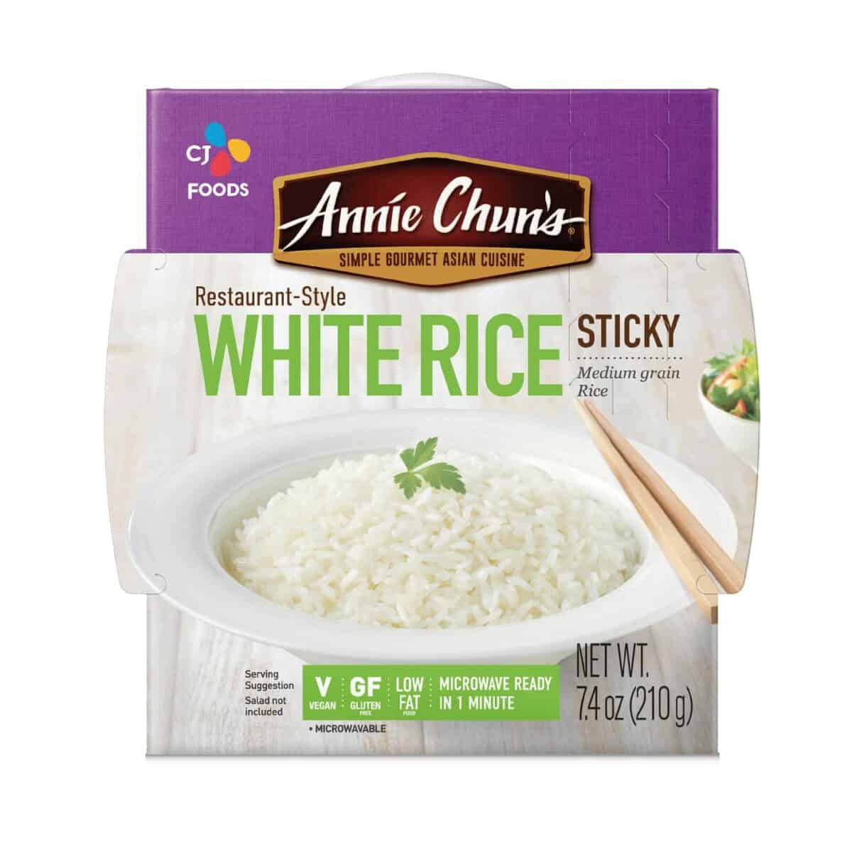 Meilleur riz cuit: Riz gluant blanc cuit d'Annie Chun