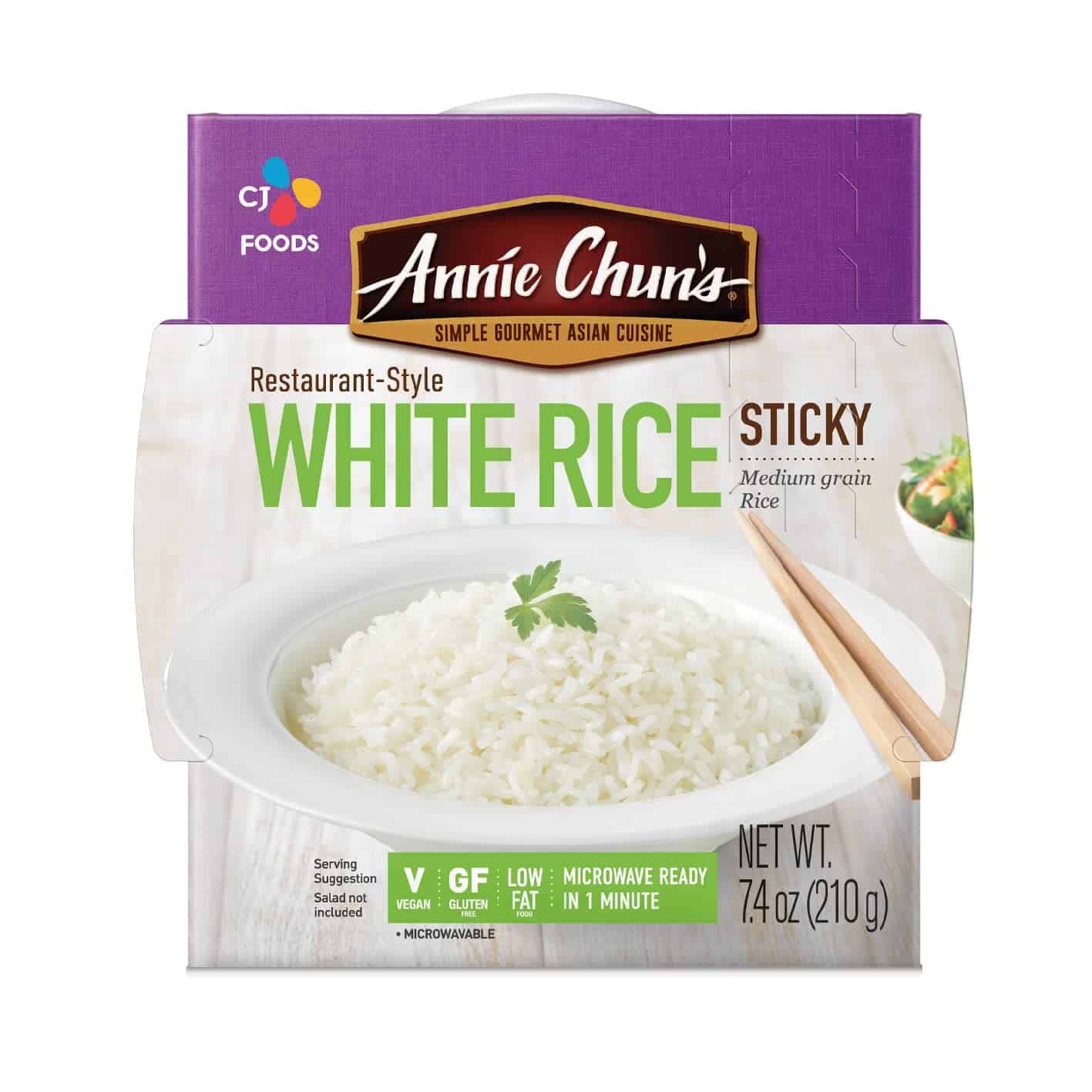 Best cooked rice: Annie Chun’s Cooked White Sticky Rice