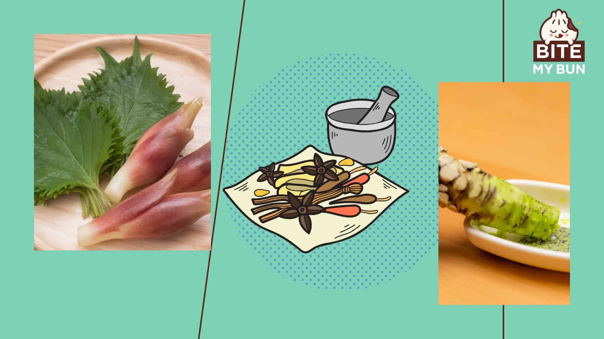 12 örter och kryddor för smakfull japansk matlagning